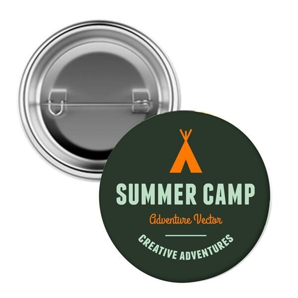 Main Product Image for USA Made 1 1/2" Full Color Pin Back Button