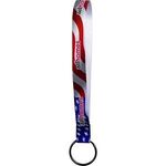 1/2" Sublimation Key Chain Lanyard -  