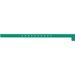 1/2" Wide Super Plastic Wristband - Kelly Green 334