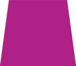 1 Color Printed Hero Coolies with Full Color Cape - Magenta