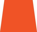 1 Color Printed Hero Coolies with Full Color Cape - Orange