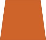 1 Color Printed Hero Coolies with Full Color Cape - Tx Orange