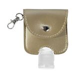 1 Oz. Hand Sanitizer With Leatherette Pouch -  