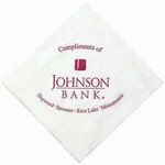 Buy 5"X5" White Linen Embossed Beverage Napkins - The 500 Line