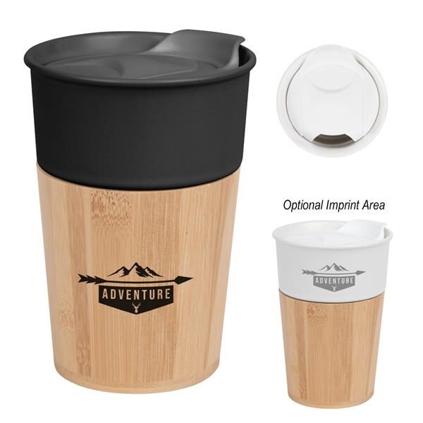 Main Product Image for 10 Oz. Ceramic Tumbler With Bamboo Base