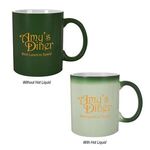 11 Oz. Color Changing Mug - Forest Green