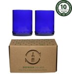 12 oz 2 Pack of Cobalt Glasses - Cobalt Blue