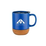 12 Oz. Mug with Cork Base and Lid -  