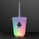 12 Oz. Short Tumbler Light Up Cup with Lid 