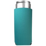 12 Oz. Slim Seltzer Coolie - Turquoise