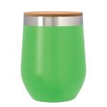 12 Oz. Vinay Stemless Wine Glass With Bamboo Lid -  