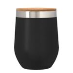 12 Oz. Vinay Stemless Wine Glass With Bamboo Lid -  