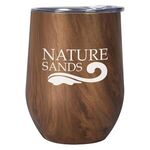 Buy 12 Oz Woodgrain Alexander Stemless Wine Cup