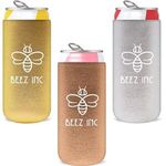 Buy Promotional 12oz. Slim Metallic Neoprene Collapsible Coolie