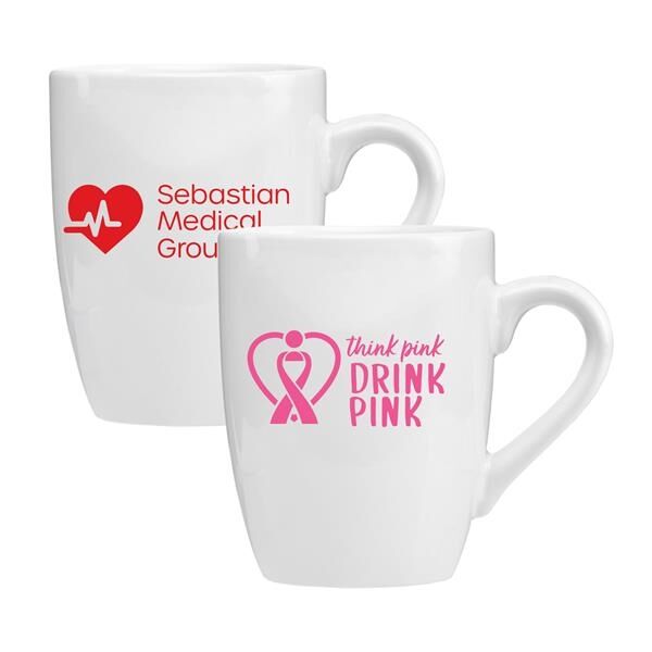 Main Product Image for Custom Printed Ceramic Bistro Mug White 13 oz