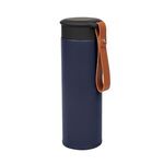 14 Oz. AWS Conrad Stainless Steel Bottle - Navy Blue