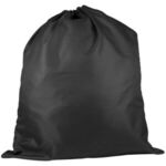 14" x 12" Cinch/Shoe Bag - Black