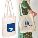 14"x17" Cotton Tote Bag with Gusset - 140GSM -  