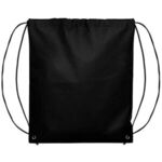 14.5 x 17.5 Eco-Friendly 80GSM Non-Woven Drawstring Backpack -  