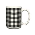 15 Oz. Northwoods Mug - White with Black