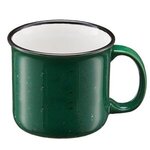 15 oz. Speckle-It Ceramic Camping Mug - Dark Green