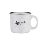 15 Oz. Speckled Campfire Mug - White