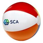 16" Six Color Beach Ball