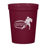 16 Oz. Big Game Stadium Cup - Maroon