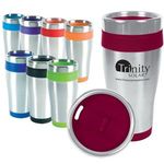 Buy Imprinted Stainless Steel Travel Tumbler Blue Monday 16 Oz