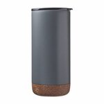 16 oz. Cork Bottom Travel Tumbler - Gray