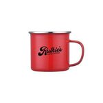 16 Oz. Enamel Camping Mug with SS Rim -  