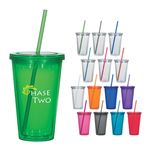 Buy Custom Printed 16 Oz. Newport Acrylic Tumbler With Straw