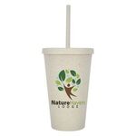 16 Oz. Newport Wheat Travel Tumbler