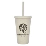 16 Oz. Newport Wheat Travel Tumbler