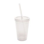 16 oz. Semi-Pro Tumbler - Translucent Clear