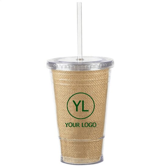 Main Product Image for 16 Oz Slurpy Acrylic Tumbler With Burlap Insert