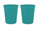 16 oz. Smooth Wall Plastic Stadium Cup - Teal