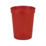 16 oz. Translucent Stadium Cup - Translucent Red