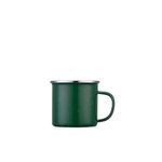 16oz Enamel mug with Stainless Steel rim -  