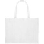 16x12" Eco-Friendly 80GSM Non-Woven Tote - White