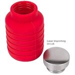 17 oz Collapsible Silicon Water Bottle -  