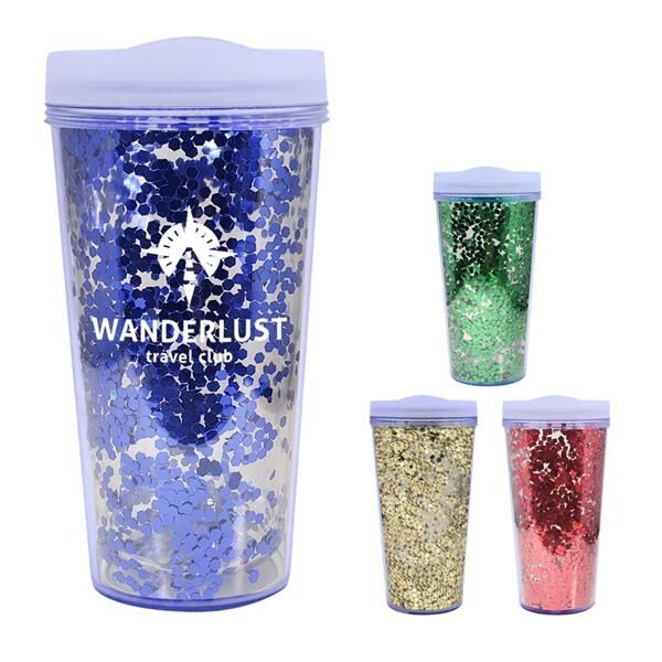 Main Product Image for 17 Oz Glamour Glitter Tumbler