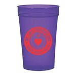 17 oz. Translucent Stadium Cup - Transparent Purple