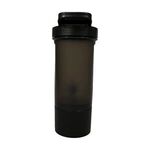 17oz Fitness multi compartment bottle -  Black