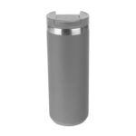 18 Oz. Full Laser Sienna Stainless Steel Bottle - Gray