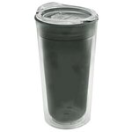 18 oz. Transparent Tumbler - Clear Slide Lid - Digital - T. Smoke