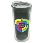 18 oz. Transparent Tumbler - Clear Slide Lid - Digital - T. Smoke