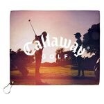 18x15 Sublimated Golf Towel - 200GSM -  