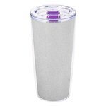 19 Oz. Everest Clarity Tumbler With Insert - Purple