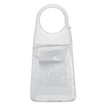 1.35 Oz. Hand Sanitizer With Color Moisture Beads - Clear with White